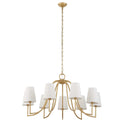 Seville - 9 Light Chandelier - Gold - Uttermost - Chandeliers- Elite Enclave Home
