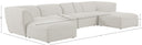 Miramar - 6 Piece Modular Sectional - Meridian Furniture - Stationary Sectionals - Elite Enclave Home