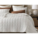 100% Linen - King/California King Linen Garment Washed Quilt Set - White - Harbor House - Quilts & Shams - Elite Enclave Home