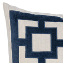 Novel Estate - 22" x 22" NV Corbin Pillow - Navy Blue - Classic Home - Accent Pillows - Elite Enclave Home