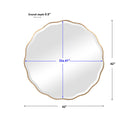 Aneta - Round Mirror - Gold