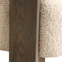 Lennox - Shearling Accent Chair - Beige / Brown - Uttermost - Accent Chairs- Elite Enclave Home