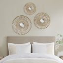 Ella - Corn Leaves Wall Decoration (Set of 3) - Neutral - Madison Park - Wall Decor - Elite Enclave Home