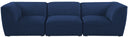 Miramar - 3 Seat Modular Sofa - Meridian Furniture - Stationary Sectionals - Elite Enclave Home