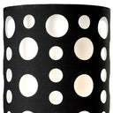 Metal Novelty Drum Shade - Black And White