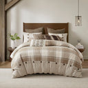 Urban Cabin - 8 Piece Queen Comforter Set - Neutral