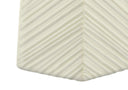 Ceramic Geometric Table Lamp With Ivory Drum Shade - White - HomeRoots - Table Lamps - Elite Enclave Home