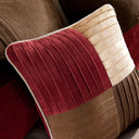 Jackson Blocks - King Piece Comforter (Set of 7) - Red