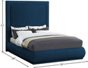 Brooke - Bed - Meridian Furniture - Upholstered Beds - Elite Enclave Home