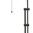 Metal Adjustable Table Lamp With Bronze Rectangular Shade - Bronze - HomeRoots - Table Lamps - Elite Enclave Home