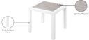 Nizuc - Outdoor Patio End Table - Meridian Furniture - End Tables- Elite Enclave Home