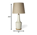 Lamp Base LED With Brown Shade - Brown