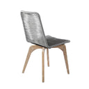 Solid Wood Outdoor Dining Chair (Set of 2) - Gray
