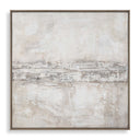 Desert Oasis - Abstract Canvas Art - Gray