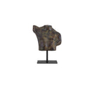 Victor - Cast Aluminum Sculpture - Dark Green Patina / Brown - Moe's Home Collection - Sculptures & Figurines - Elite Enclave Home