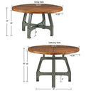 Lancaster - Round Dining / Gathering Table - Amber / Graphite - INK+IVY - Dining Tables - Elite Enclave Home