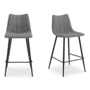 Alibi - Bar Stool (Set of 2) - Gray - Moe's Home Collection - Stool Sets - Elite Enclave Home
