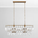 Tressia - Chandelier - Brass - Classic Home - Chandeliers - Elite Enclave Home
