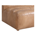 Ramsay - Leather Slipper Chair - Tan - Moe's Home Collection - Armless Chairs - Elite Enclave Home