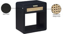Langham - Night Stand - Meridian Furniture - Accent Nightstands - Elite Enclave Home