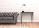 Iron Desk Table Lamp With Gray Bell Shade - Gray