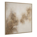 Up In Smoke - Framed Modern Art - Black / Brown / White / Woodtone - Uttermost - Canvas Art - Elite Enclave Home