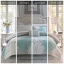 Maible - Twin Complete Comforter And Sheet Set - Aqua