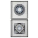 String Duet - Geometric Art (Set of 2) - Black