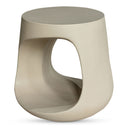 Rothko - Outdoor Stool - Pearl Silver - Moe's Home Collection - Garden Stools - Elite Enclave Home
