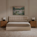 Sebastion - Queen Storage Bed - Cream - Moe's Home Collection - Storage Beds - Elite Enclave Home