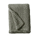 Chunky Double Knit - Handmade Throw - Charcoal - Madison Park - Throws - Elite Enclave Home