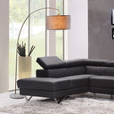 Arched Floor Lamp With Gray Drum Shade - Beige And Antique Gold - HomeRoots - Floor Lamps - Elite Enclave Home