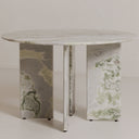 Celia - Round Dining Table - Green / Gray - Moe's Home Collection - Dining Tables - Elite Enclave Home