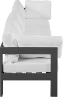 Nizuc - Outdoor Patio 4 Seat Modular Sofa With Gray Frame - Meridian Furniture - Stationary Sectionals- Elite Enclave Home