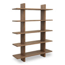 Casey - Large Standard Bookcase - Dark Brown - Moe's Home Collection - Standard Bookcases - Elite Enclave Home