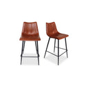 Alibi - Counter Stool (Set of 2) - Brown - Moe's Home Collection - Stool Sets - Elite Enclave Home