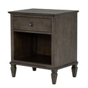 Victoria - One - Drawer Nightstand With Shelf - Antique Brown - Madison Park Signature - Accent Nightstands - Elite Enclave Home