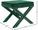 Nixon - Bench Ottoman - Meridian Furniture - Bench Ottomans - Elite Enclave Home