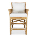 Pacific - Rattan Counter Stool - Brown / White