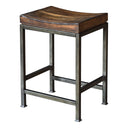 Beck - Industrial Bar Stool - Uttermost - Counter Height (24" - 27") - Elite Enclave Home