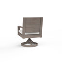 Laguna - Swivel Dining Chair, No Welt - Canvas Flax / Gray