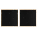 Between Lines - Abstract Painting (Set of 2) - Brown / White