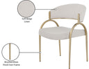 Privet - Dining Chair (Set of 2) - Gold Base - Meridian Furniture - Chair Sets - Elite Enclave Home