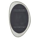 Schiller - Oval Mirror - Antique Nickel