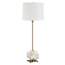 Caronia - Coral Buffet Lamp - Brass / Gold / White