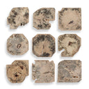 Bahati - Wood Bleached Wall Decor (Set of 9) - Brown - Uttermost - Wall Decor - Elite Enclave Home