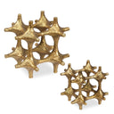 Gilded - Connection Modern Sculptures (Set of 2) - Brass / Gold - Uttermost - Sculptures & Figurines - Elite Enclave Home