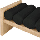 Waverly - Bench With Natural Frame - Meridian Furniture - Upholstered Benches - Elite Enclave Home