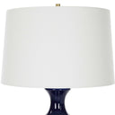 Coil - Sculpted Blue Table Lamp