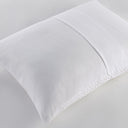 Mina - Full/Queen Waffle Weave Textured Duvet Cover Set - White - Comfort Spaces - Duvet Covers & Shams - Elite Enclave Home